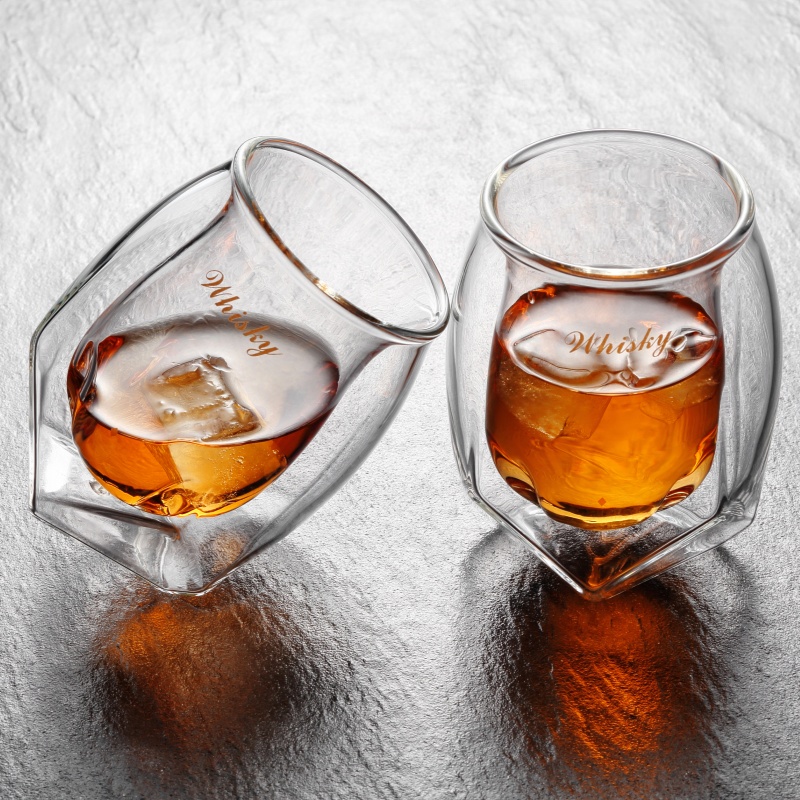 Double Walled Whiskey Glass