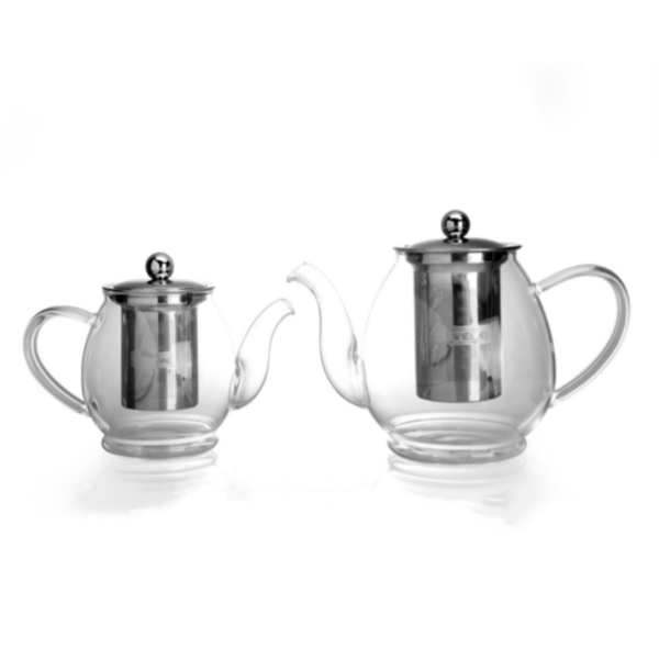 1050ML Glass Teapot With Stainless Steel Filter Mesh