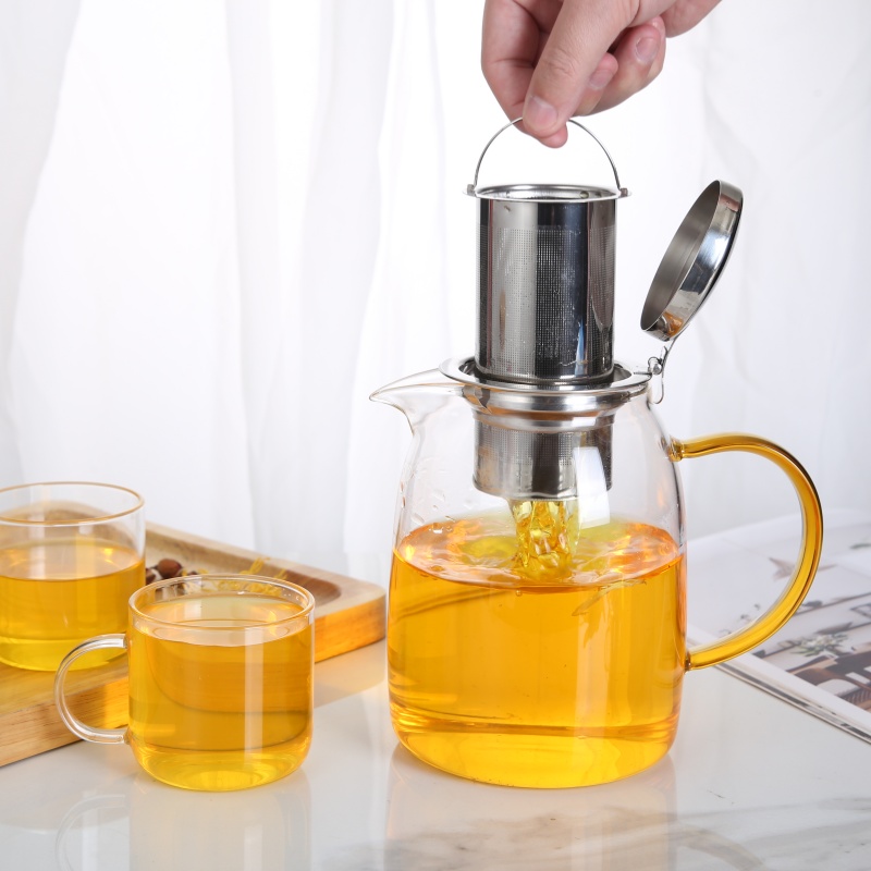 1100ML High Borosilicate Glass Teapot