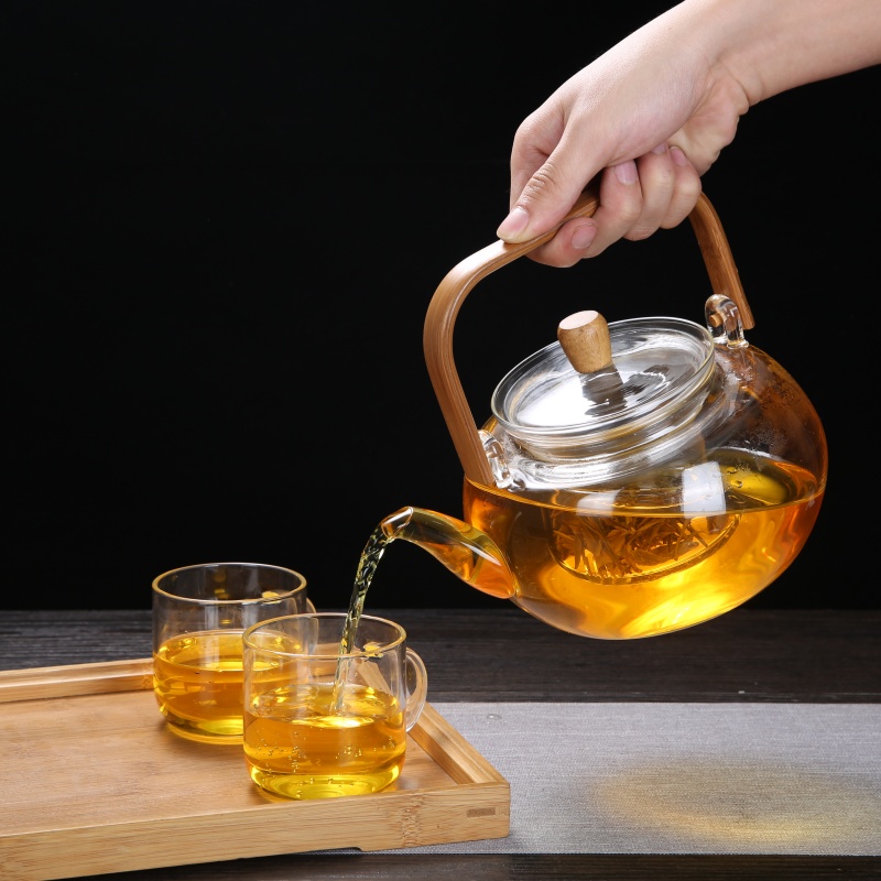 1200ml High Borosilicate Glass Teapot