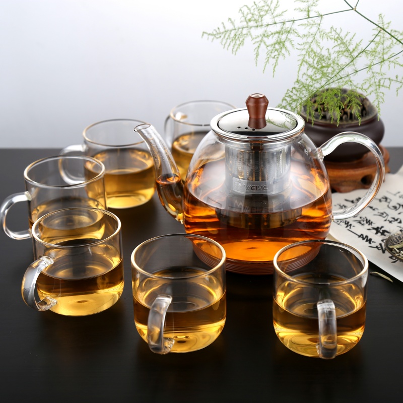 600ML High Borosilicate Glass Teapot