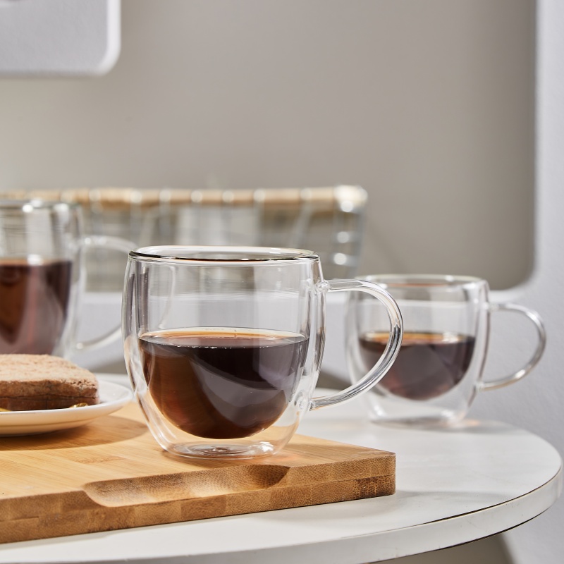 Double-Walled Glass Coffee Cup