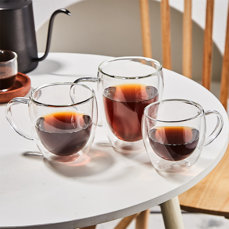 Double-Walled Glass Coffee Mug