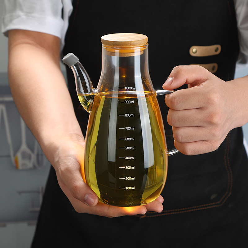 Glass Oil Dispenser Bottle