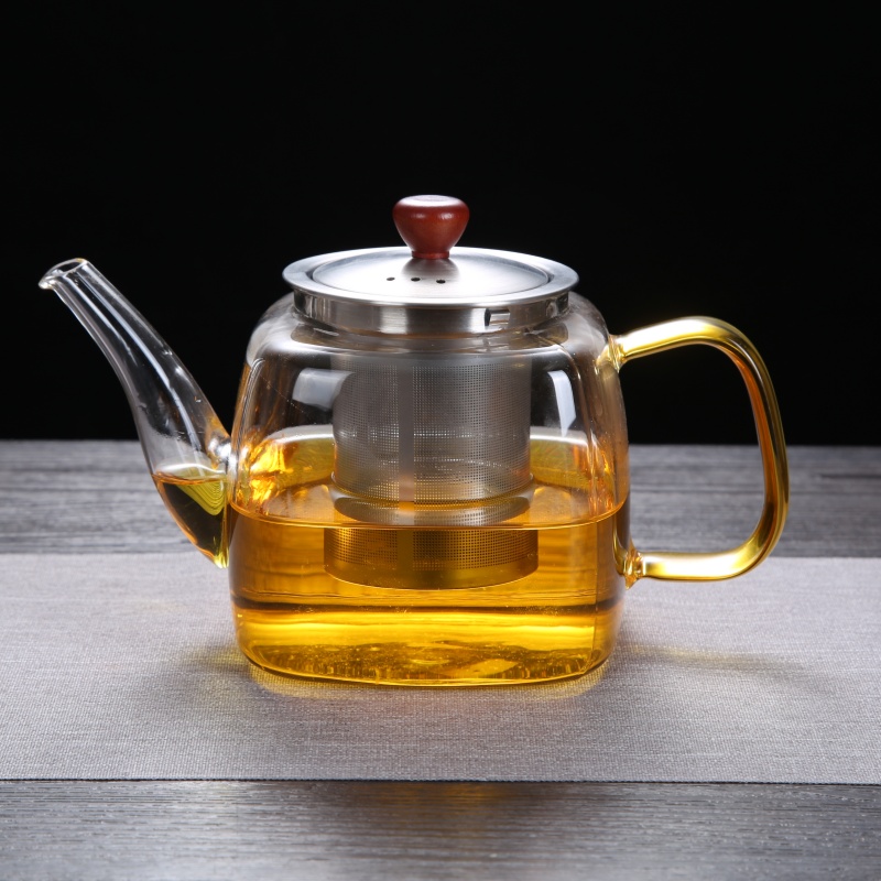 Square Glass Teapot