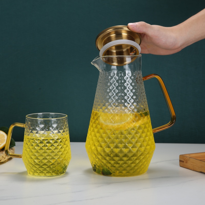 1500ML High Borosilicate Glass Kettle