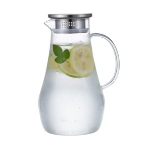 2000ML Glass Cold Water Bottle