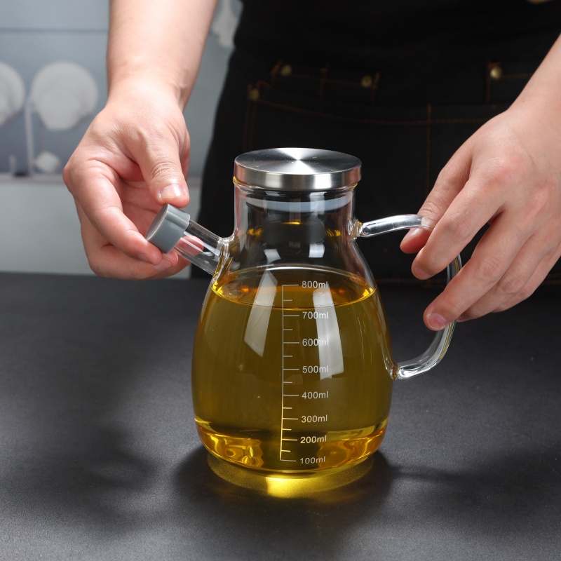 Soy Sauce Bottle With Wooden Lid